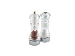 GenWare Clear Pepper Grinder & Salt Shaker Set - 1