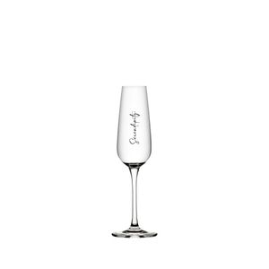 Custom Branded Mississippi Flute Glass (210ml/7.5oz) - 1
