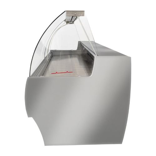 Zoin Barkly Serve Over Counter White with Red Trim 2500mm - HZ876-250 - 2