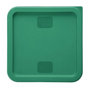 Hygiplas Square Food Storage Container Lid Green Medium - HY414 - 3