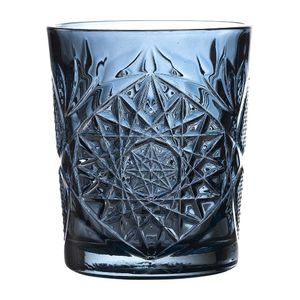 Onis Hobstar Double Old Fashioned Glasses Blue 350ml/12oz (6 Pack) - JA815 - 1