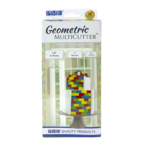 PME Geometric MultiCutter Brick (3 Pack) - HZ052 - 3