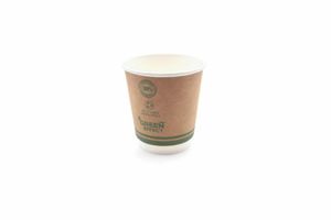 10oz Green Effect Double Wall Hot Drink Cup (Case of 500) - 1