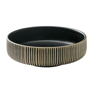 Playground Nara Black & White Bowls 120mm (6 Pack) - JE549 - 1