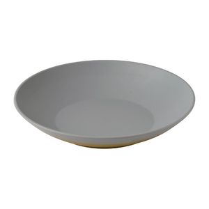 Churchill Emerge Melamine Seattle Grey Shallow Serving Bowls 360mm (2 Pack) - JC545 - 1