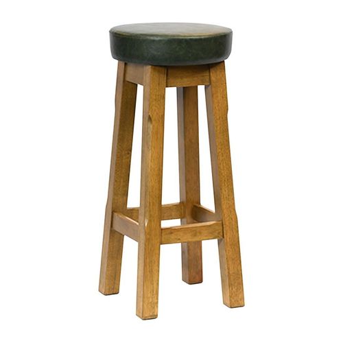 Everyday Wessex Weathered Oak High Stool with Bison Cedar Seat (2 Pack) - JF973 - 2