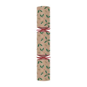 Swantex Kraft Jolly Holly Christmas Cracker 10 (50 Pack) - JE979 - 1