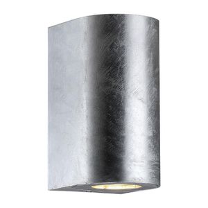 Nordlux Canto Maxi 2 Outdoor Wall Light Galvanised - JE746 - 1