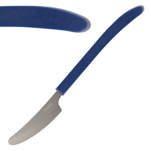 Amefa Select Straight Dessert Knives Blue (12 Pack) - JD252 - 1