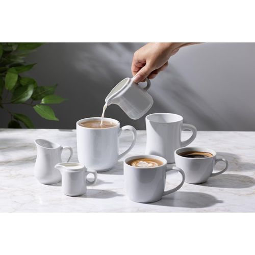 Olympia Whiteware Flat White Cups 170ml (12 Pack) - HY539 - 7
