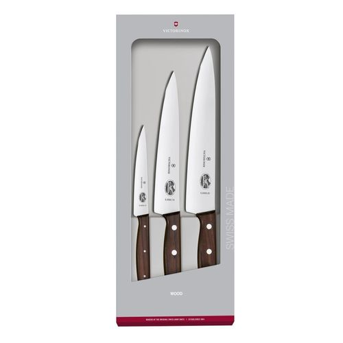 Victorinox Wood Chef's Knife Set (3 Piece) - JK296 - 2