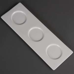 Olympia Miniature 3 Section Platters 340x 118mm - Case - DK802 - 1