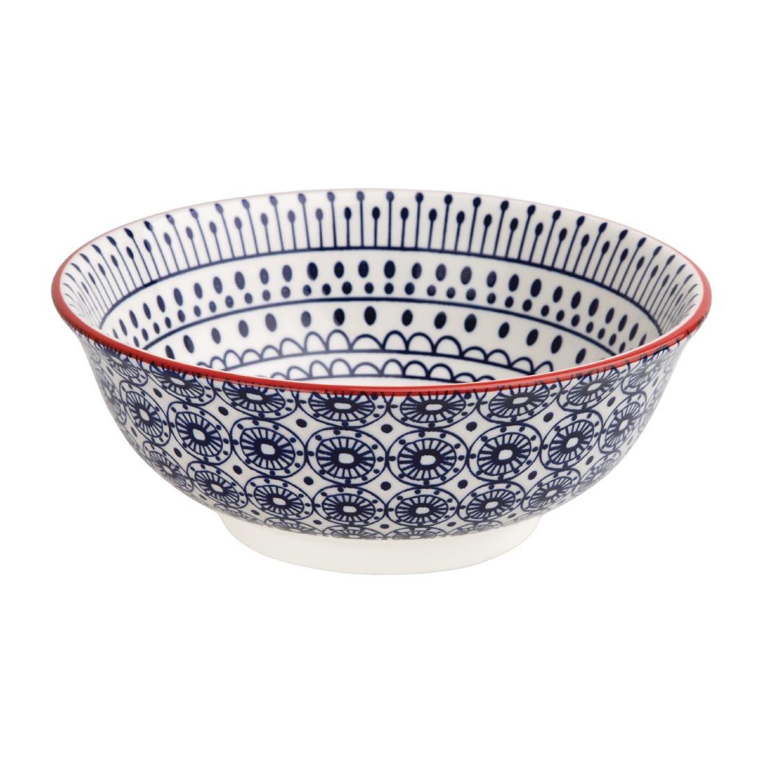 DR762 - Olympia Fresca Large Bowls Blue 205mm - Case - DR762