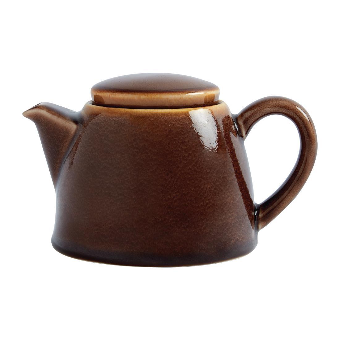 SA281 - Olympia Kiln Teapot 510ml Bark - Case 4 - SA281