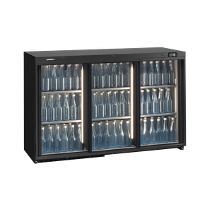 Gamko Maxiglass LG3/315SD low height bottle cooler - 1