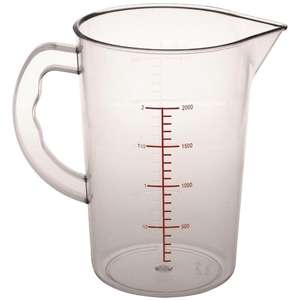 Vogue Polycarbonate Measuring Jug 2Ltr - Each - CG972 - 1