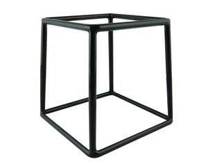 Genware Black Anti-Slip Buffet Riser 18 x 18cm - RSR-WBK18 - 1
