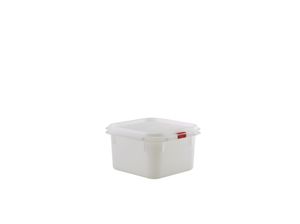 GenWare Polypropylene Container GN 1/6 100mm (Pack of 12) - GNPP16-100 - 1