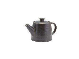 Terra Porcelain Black Teapot 50cl/ 17.6oz (Pack of 6) - TP-PBK50 - 3