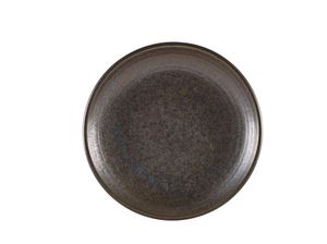 Terra Porcelain Black Deep Coupe Plate 25cm (Pack of 6) - DC-PBK25 - 1