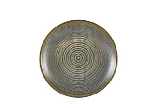 Terra Porcelain Matt Grey Deep Coupe Plate 25cm (Pack of 6) - DC-PMG25 - 1