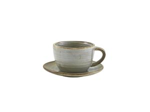 Terra Porcelain Grey Saucer 14.5cm (Pack of 6) - SCR-PG14 - 3