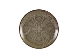 Terra Porcelain Grey Deep Coupe Plate 25cm (Pack of 6) - DC-PG25 - 1