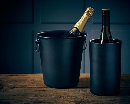 GenWare Metallic Black Wine Cooler - 003MTBK - 2