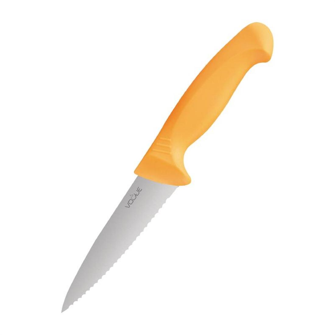 GH521 - Vogue Pro Serrated Paring Knife 9cm - Each - GH521