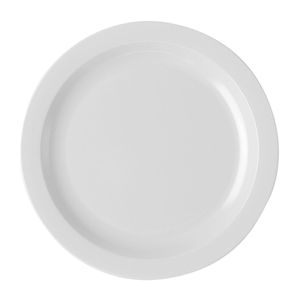 Cambro Diameter254mm White Narrow Rim Plate - 1