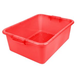 Vollrath Traex® Colour-Mate Red Perforated Drain Box 7-inch - 1