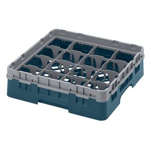 Cambro H92mm Teal 16 Compartment Camrack - 1