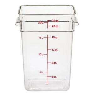 Cambro 20.8L Camwear CamSquare - 1