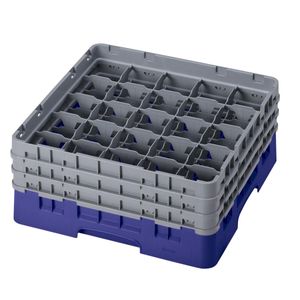 Cambro H174mm Navy 25 Compartment Camrack - 1