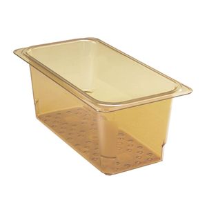Cambro 127mm Deep High Heat 1/3 GN Colander Pan - 1