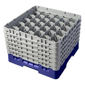 Cambro H298mm Navy 30 Compartment Camrack - 1