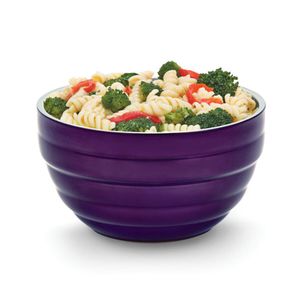 Vollrath 1.6L Purple Round Insulated Bowl - 3