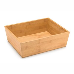 Pujadas H100mm 1/2 Bamboo Buffet Display Box - 1