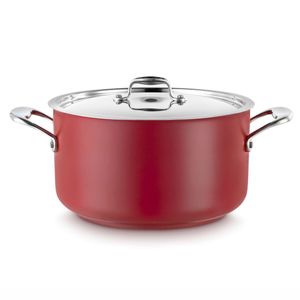 Pujadas Red Sauce Pot with Lid Diameter320 - 1