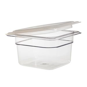 Cambro 100mm Deep 1/6 Clear Polycarbonate GN Pan - 3