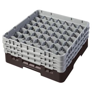 Cambro H174mm Brown 49 Compartment Camrack - 1