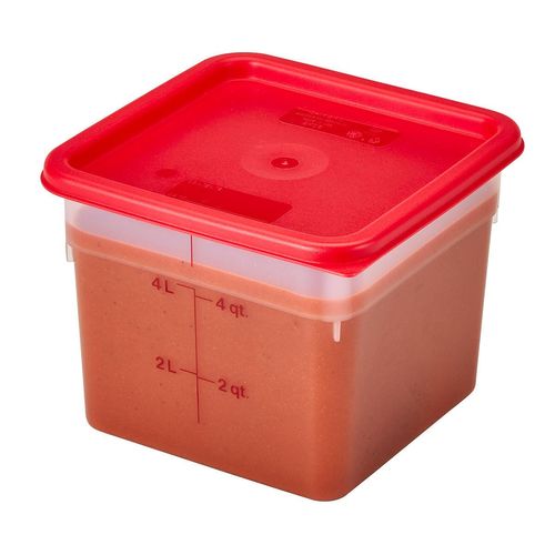 Cambro 5.7L Translucent CamSquare - 3