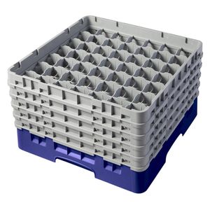 Cambro H257mm Navy 49 Compartment Camrack - 1