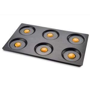 Pujadas 1/1 Aluminium Non-Stick Coated Egg Pan - 1