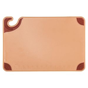 San Jamar Brown 15x20 Saf-T-Grip® Cutting Board - 3
