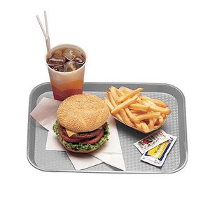 Cambro Pearl Grey Food Tray 345x265mm - 1