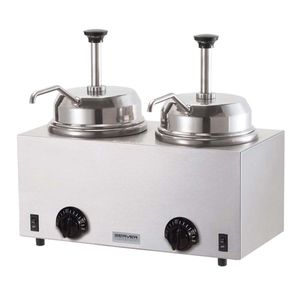 Server Products Twin Fudge Server w/ 2 Pumps - 1