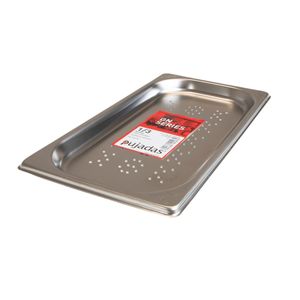 Pujadas GN Pro 20mm Deep 1/3 Stainless Steel Perforated Gastronorm - 1