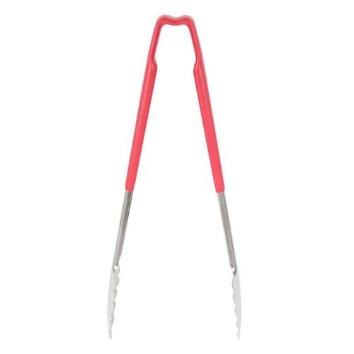 Vollrath Red One-piece Kool-Touch Utility Grip Tong 305mm - 3