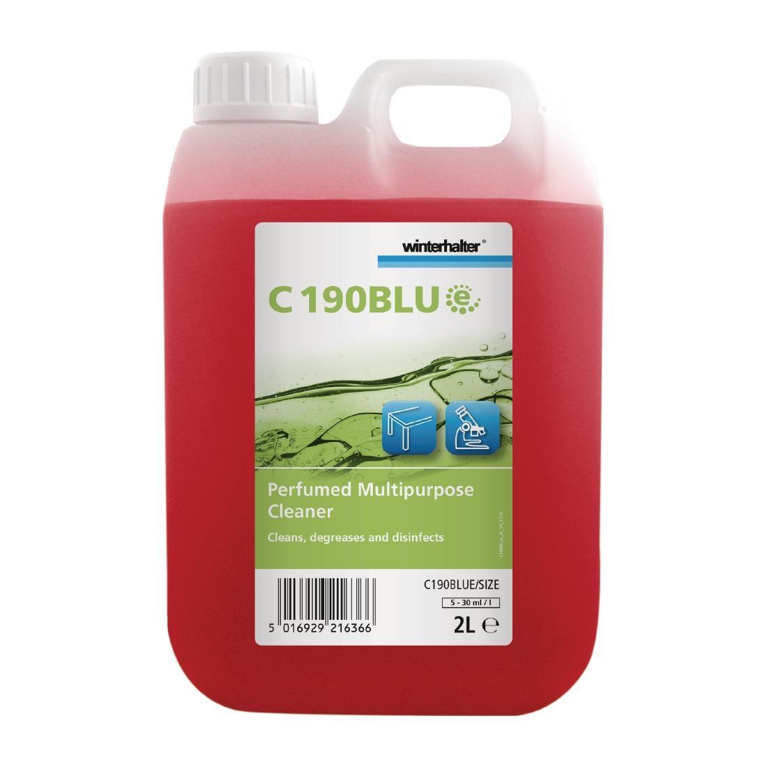 FA0965 - Winterhalter C190 BLUe Multi-Purpose Cleaner Super Concentrate 2 Litre - Pack of 2 - FA095